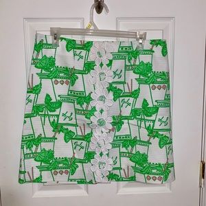 Lilly Pulitzer Mint Julep Skirt in Size 10